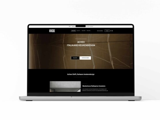 Website Design Voor High-End Merk