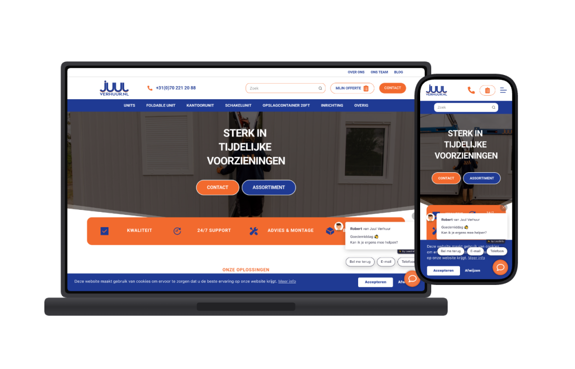 Een Nieuwe Website En Online Marketing Voor Juul Verhuur